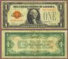 1928 $1 FR-1500  legal tender note, red seal small size note