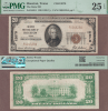 1929 $20.00 Type 1 FR-1802-1 "Houston Texas" Charter 12070 PMG VF 25