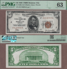 1929 $5.00 FR-1850-J Kansas City PMG CU 63