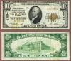 1929 $10.00 Type 1 FR-1801-1 Charter 13044 San Francisco California