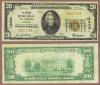 Missouri 1929 $20.00 Type 1 FR-1802-1 Charter 12220 US small size national bank note