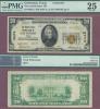 Texas 1929 $20.00 Type 2 FR-1802-2 Charter 12475 US small size national bank note PMG Very Fine 25