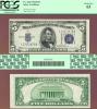 1934-B $5 FR-1652 Small US Silver Certificate PCGS Choice New 63