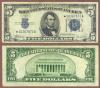 1934-C $5 FR-1653* US Small Silver Certificate STAR NOTE 