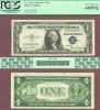1935-D $1 FR-1613W Fancy Serial Number US small size silver certificate