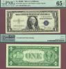 1935-D $1 FR-1613N US small size silver certificate blue seal