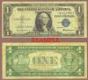 1935-F $1 FR-1615* *STAR* US small size silver certificate blue seal