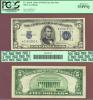 1934-C $5 "STAR" FR-1653* US small size silver certificate PCGS About New 53 PPQ