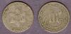 1853 3c Type 1 US silver three cent piece