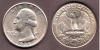 1935 25c US washington silver quarter